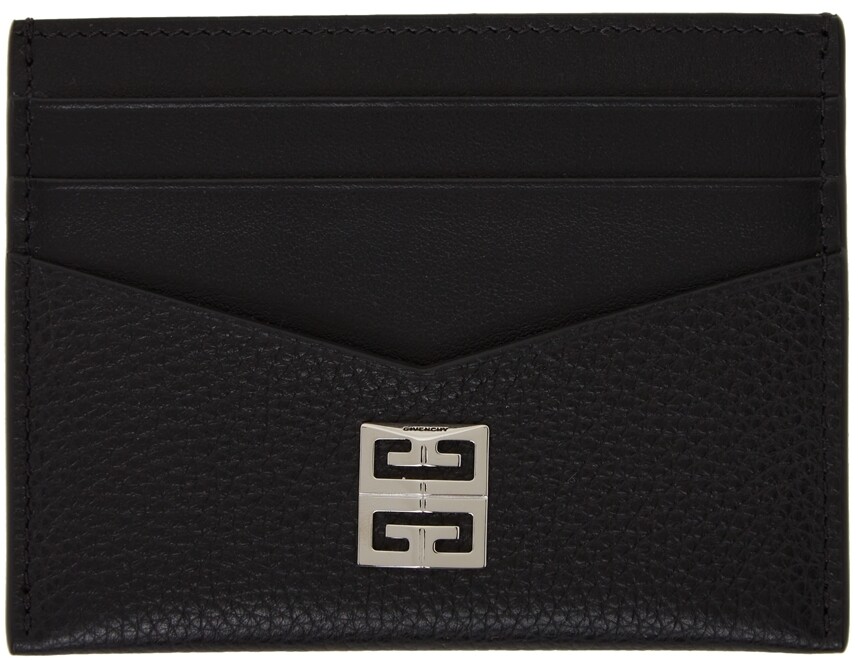 

Черный зернистый визитница Givenchy
