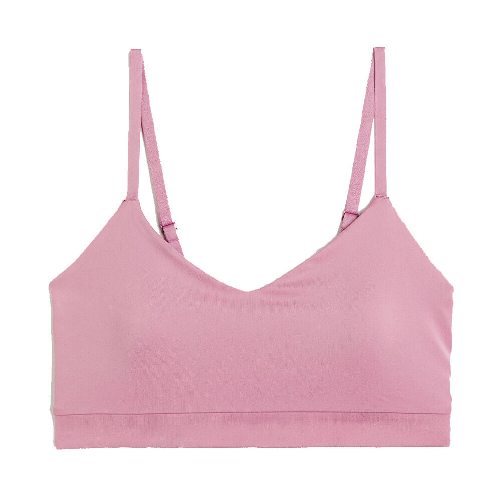 

Спортивный топ H&M Light Support In SoftMove, розовый