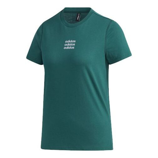 

Футболка Adidas neo Casual Sports Short Sleeve Forest Green, Зеленый