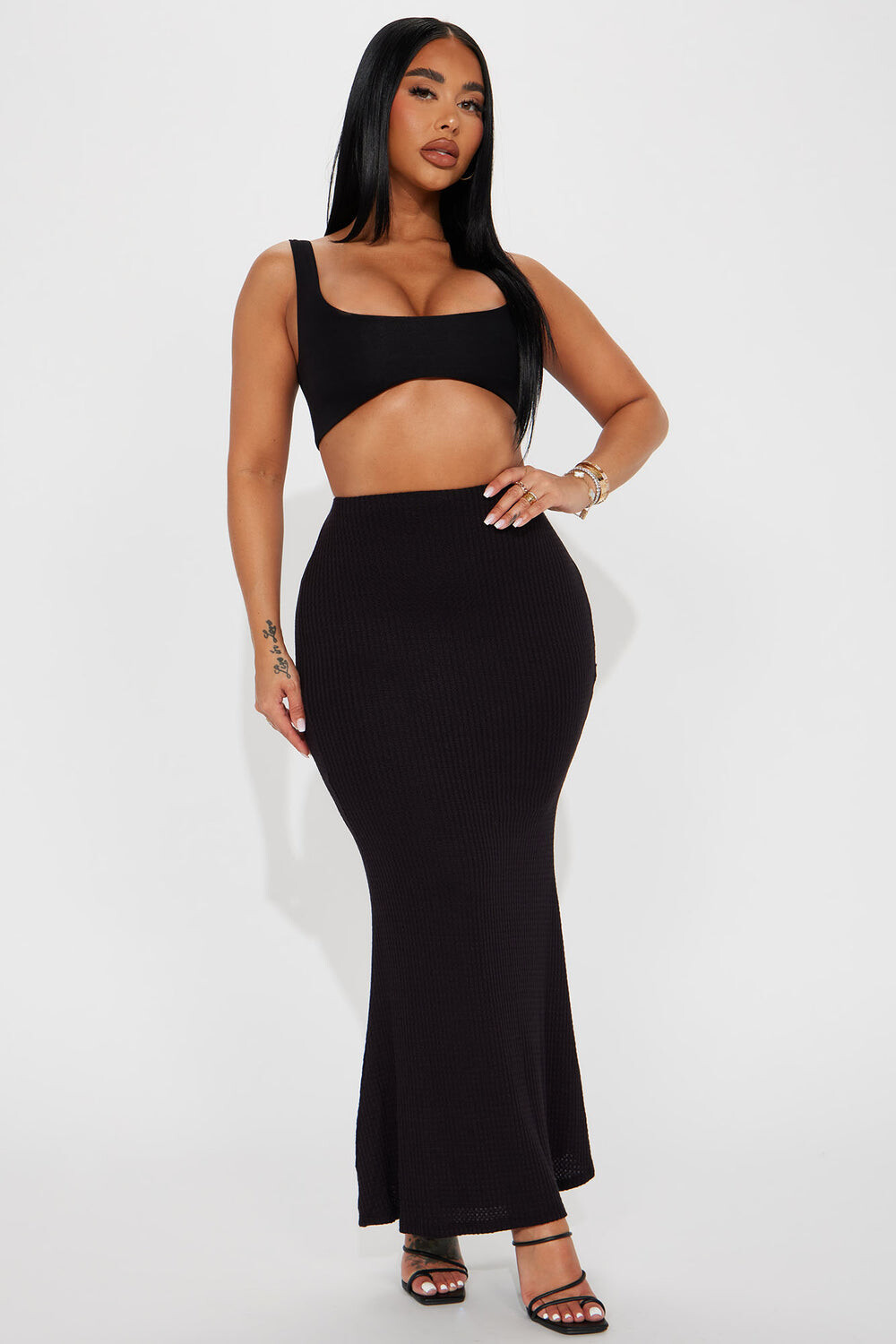 

Юбка Fashion Nova S50114PAW, черный