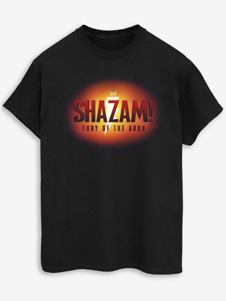 

NW2 DC Comics Shazam 3D Logo Взрослая черная футболка с принтом George., черный