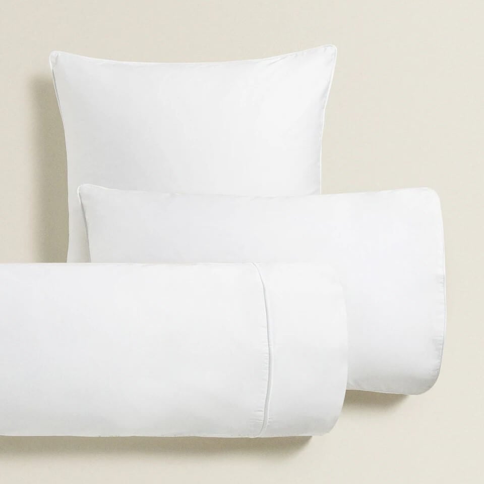 Наволочка Zara Home (500 Thread Count) Sateen, белый - фото