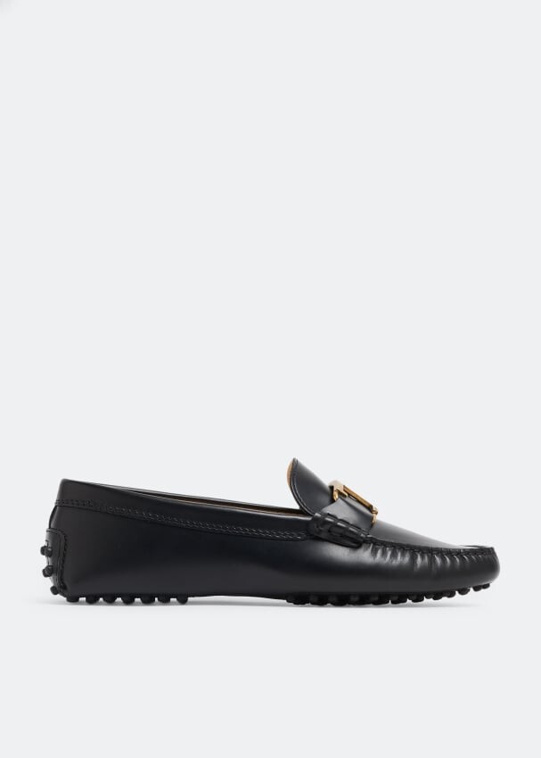 

Лоферы TOD'S Timeless Gommino driving loafers, черный
