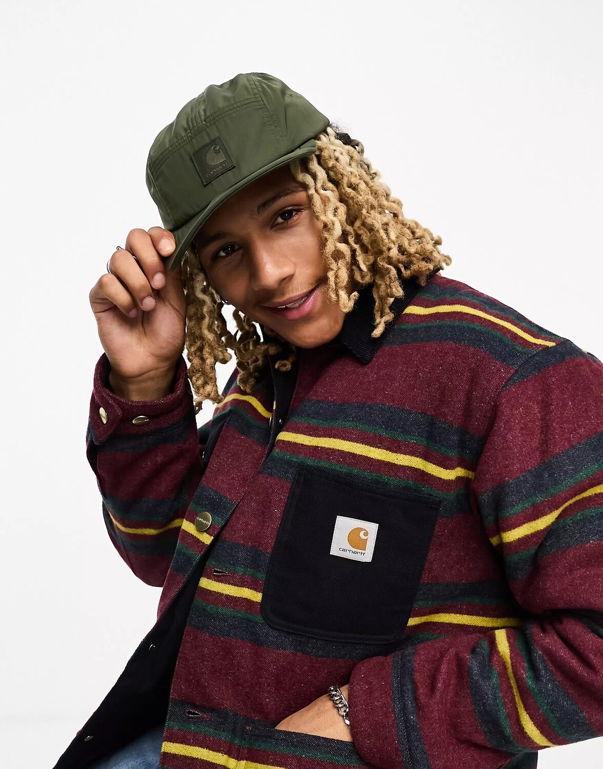 

Кепка Carhartt Wip Neva 5 Panel, зеленый