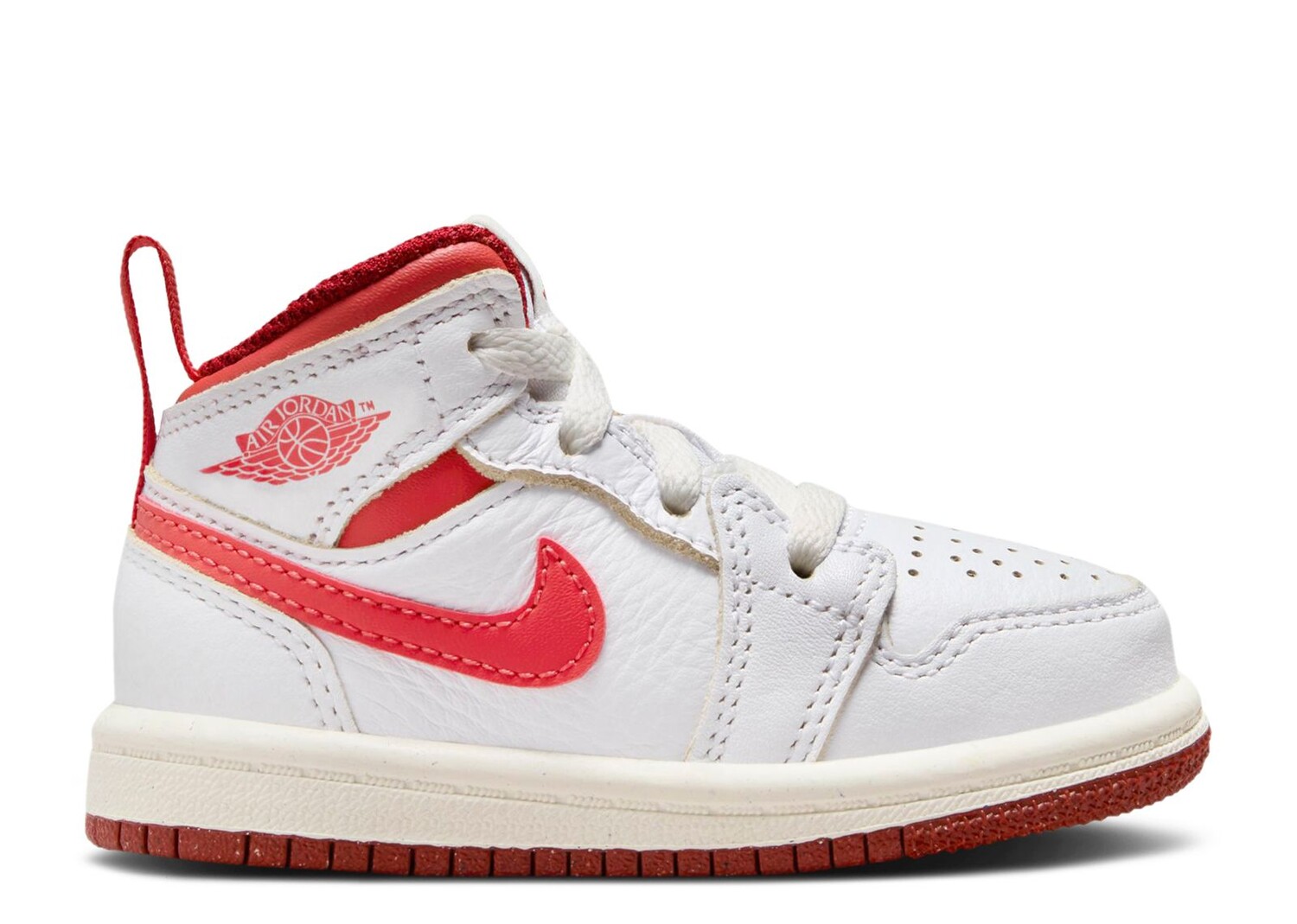 

Кроссовки Air Jordan Air Jordan 1 Mid Se Td 'White Dune Red', белый
