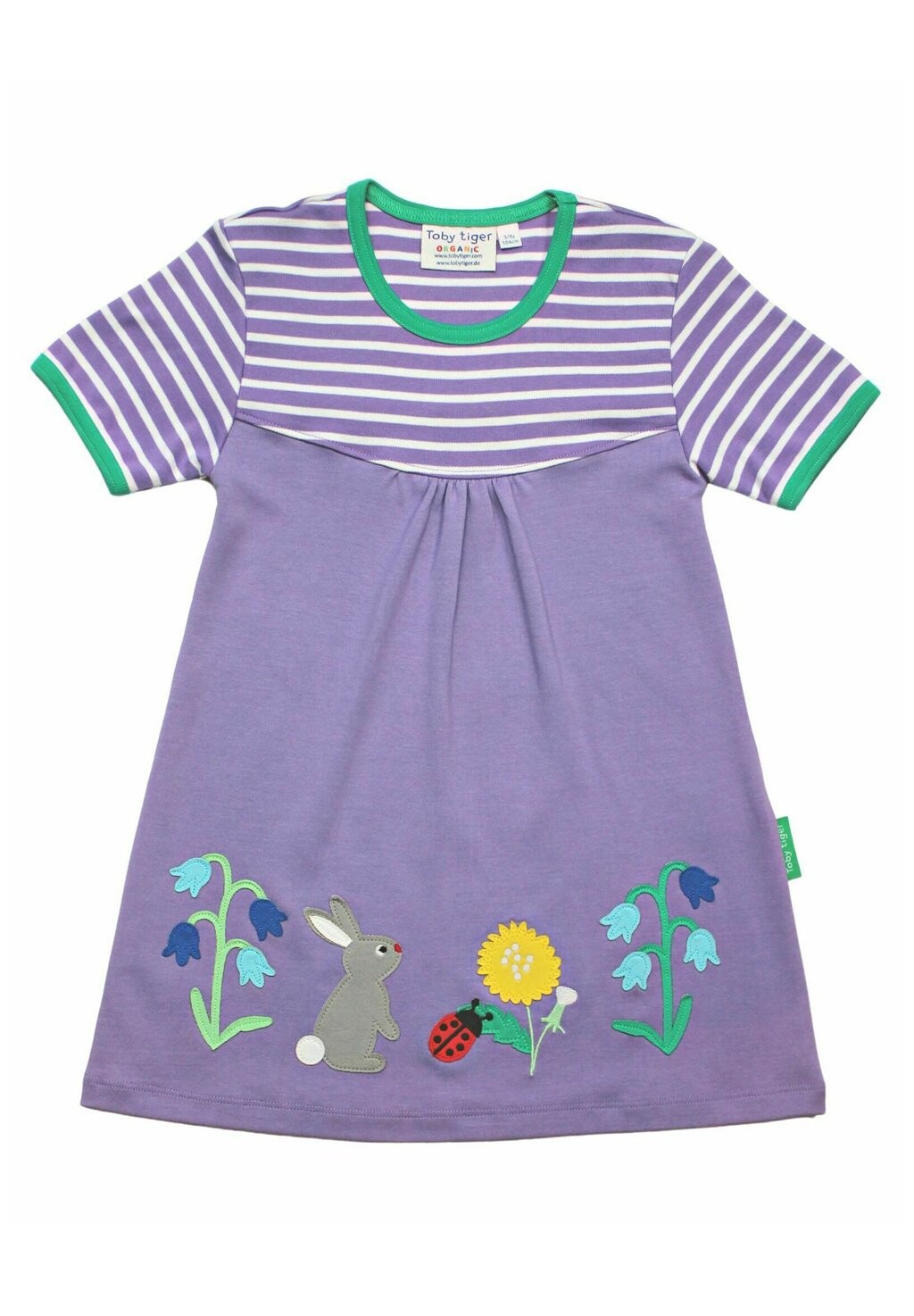 

Трикотажное платье MIT FRÜHLINGS APPLIKATION Toby Tiger, цвет lila