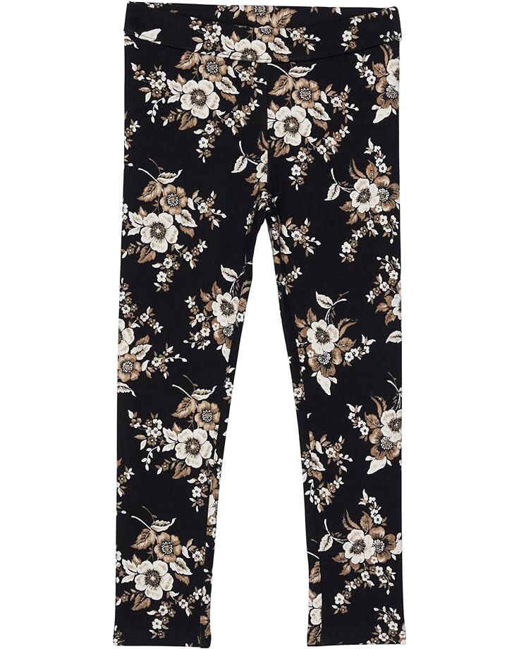 

Брюки Janie and Jack Floral Ponte Pants, черный