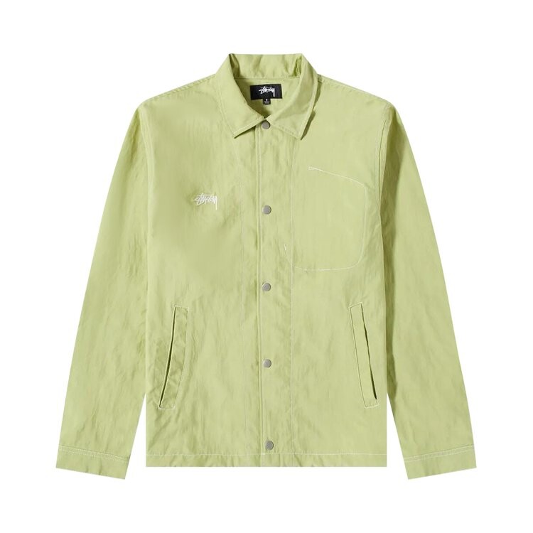 

Куртка Stussy Nylon Folsom Jacket, цвет Faded Lime