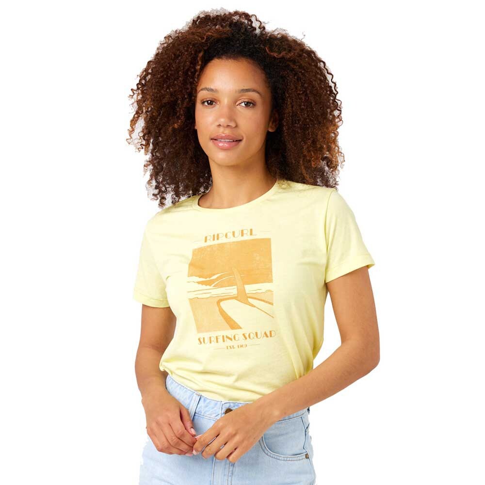 

Футболка Rip Curl Re-Entry Crew Neck, желтый