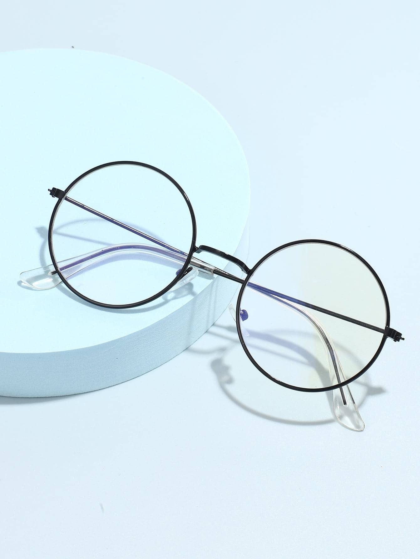 1шт металлические круглые простые очки с защитой от синих лучей 1 шт круглые металлические ручки для сумок