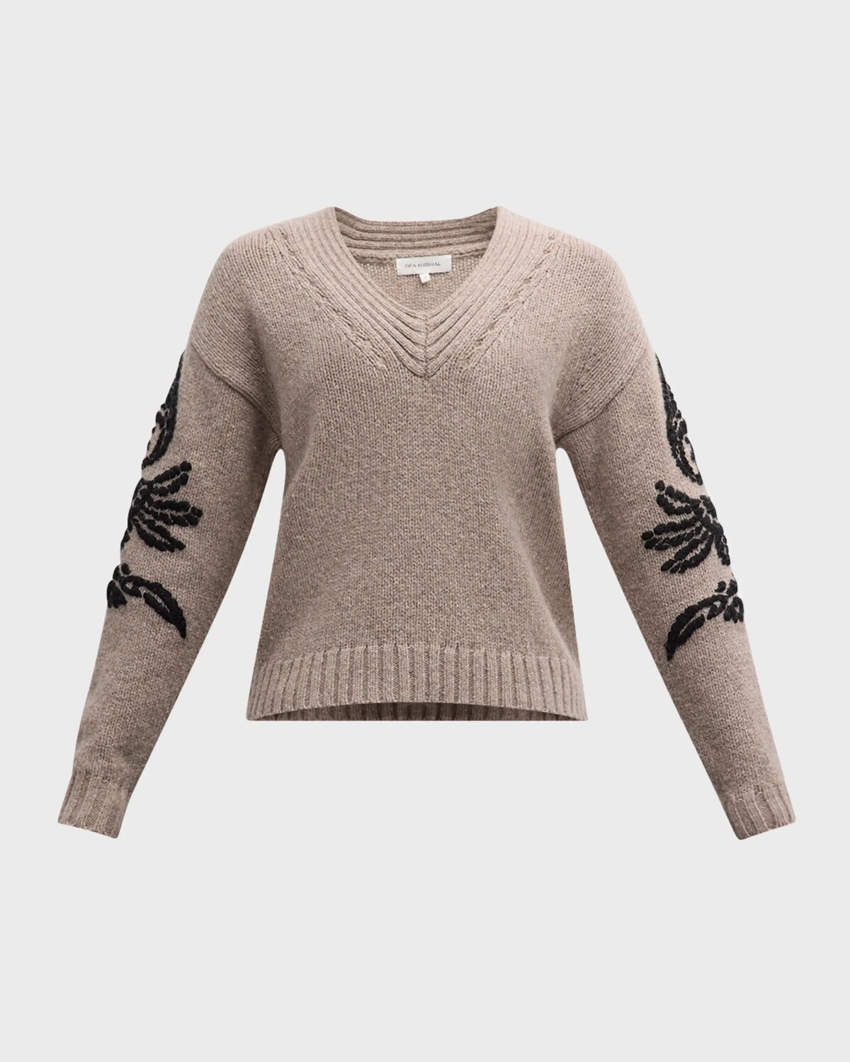 

Свитер Pippa Knit с вышивкой пейсли Dea Kudibal, цвет Chinchilla