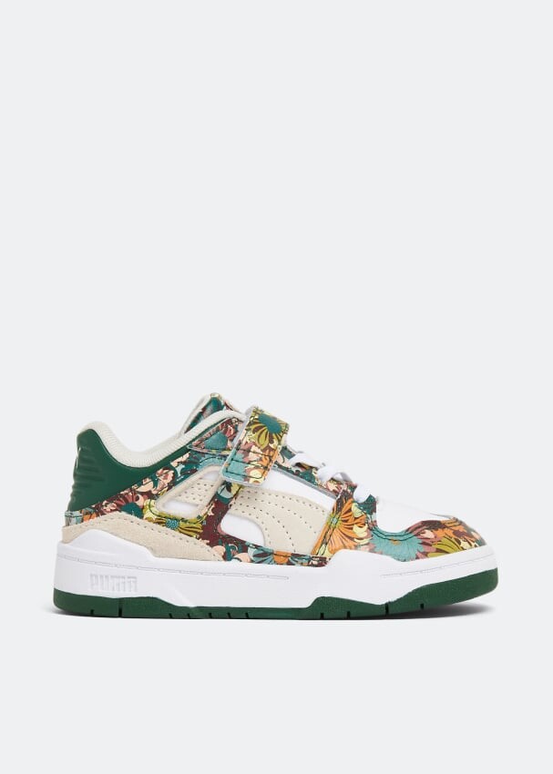 

Детские кроссовки Puma x Liberty Slipstream, бело-зеленый