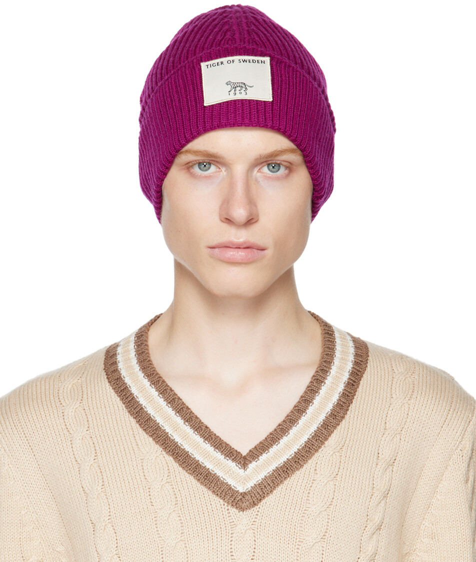 

SSENSE Эксклюзивная пурпурная шапка Hollein Beanie Tiger of Sweden