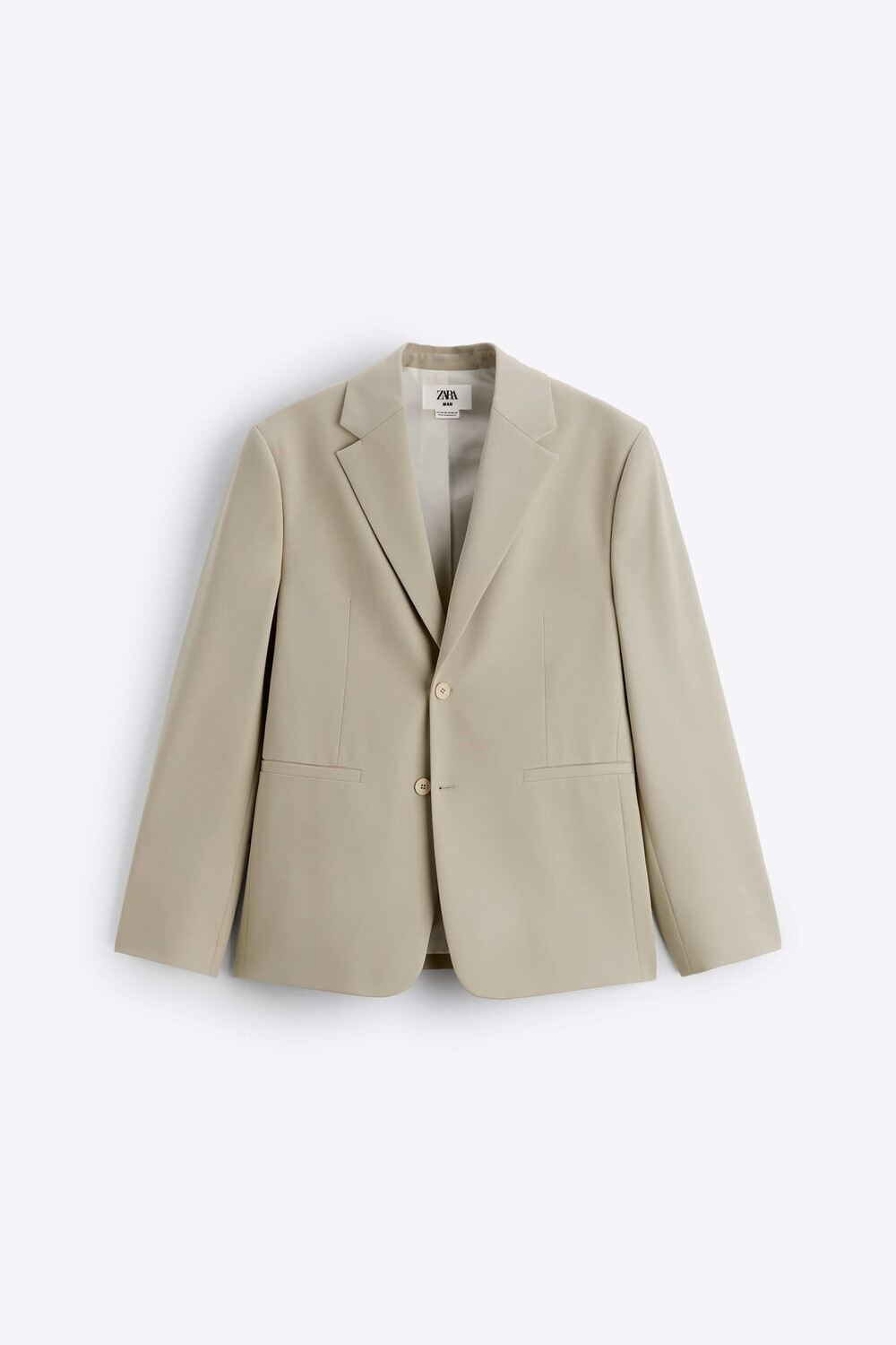 Пиджак Zara Relaxed Suit, песочный