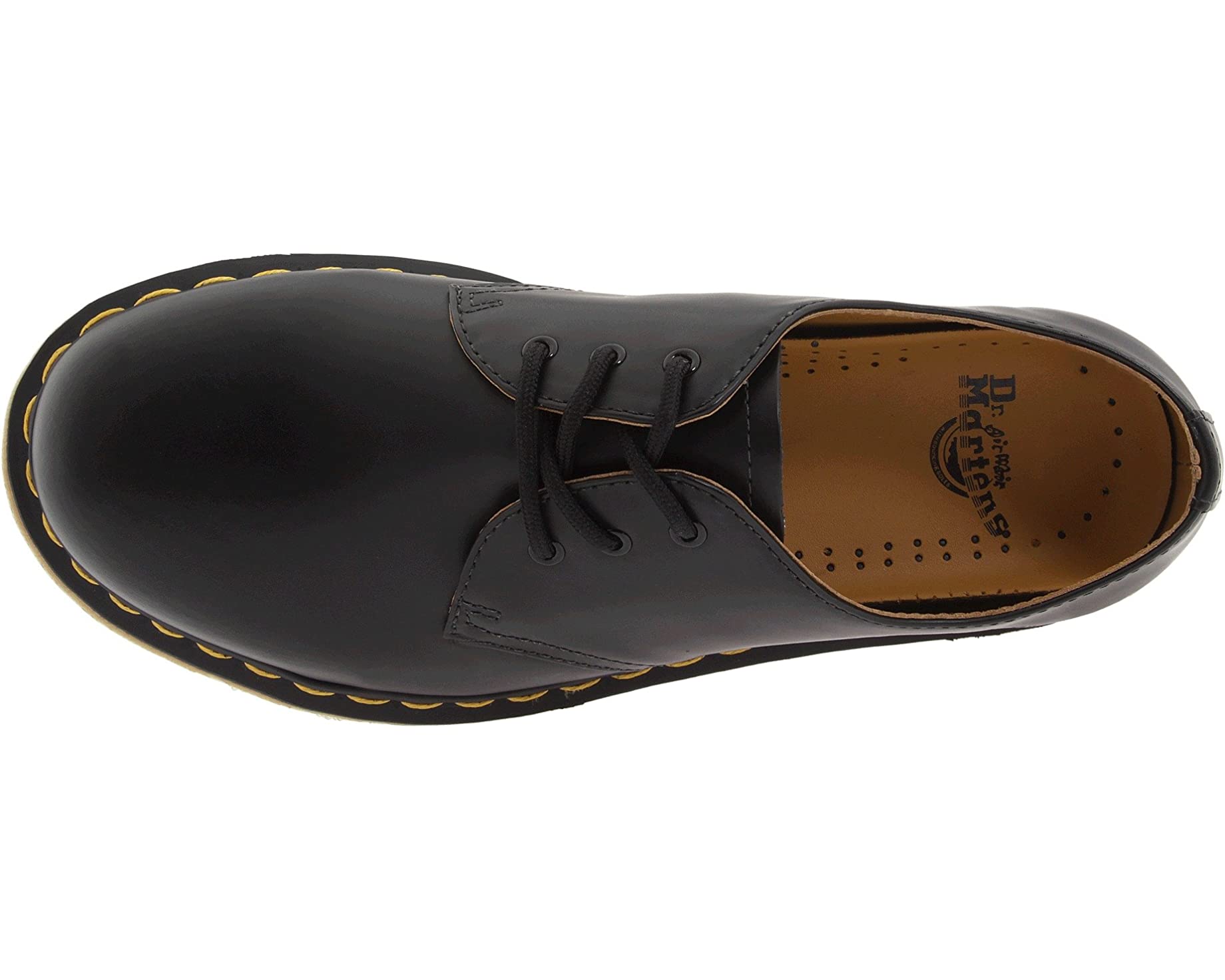 ботинки dr martens 1461 smooth 3 eye бордовый размер 36 eu Оксфорды 1461 3-Eye Gibson Dr. Martens, черный