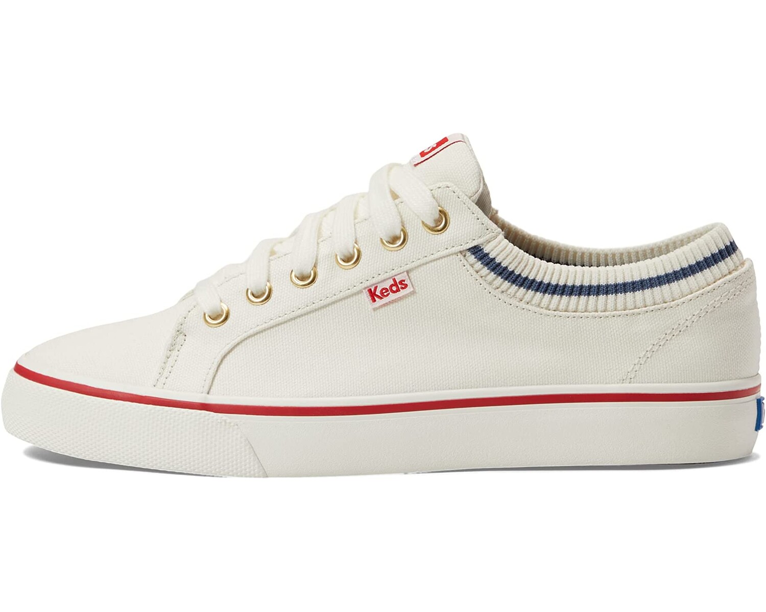 

Кроссовки Jump Kick Rib Knit Collar Keds, белый