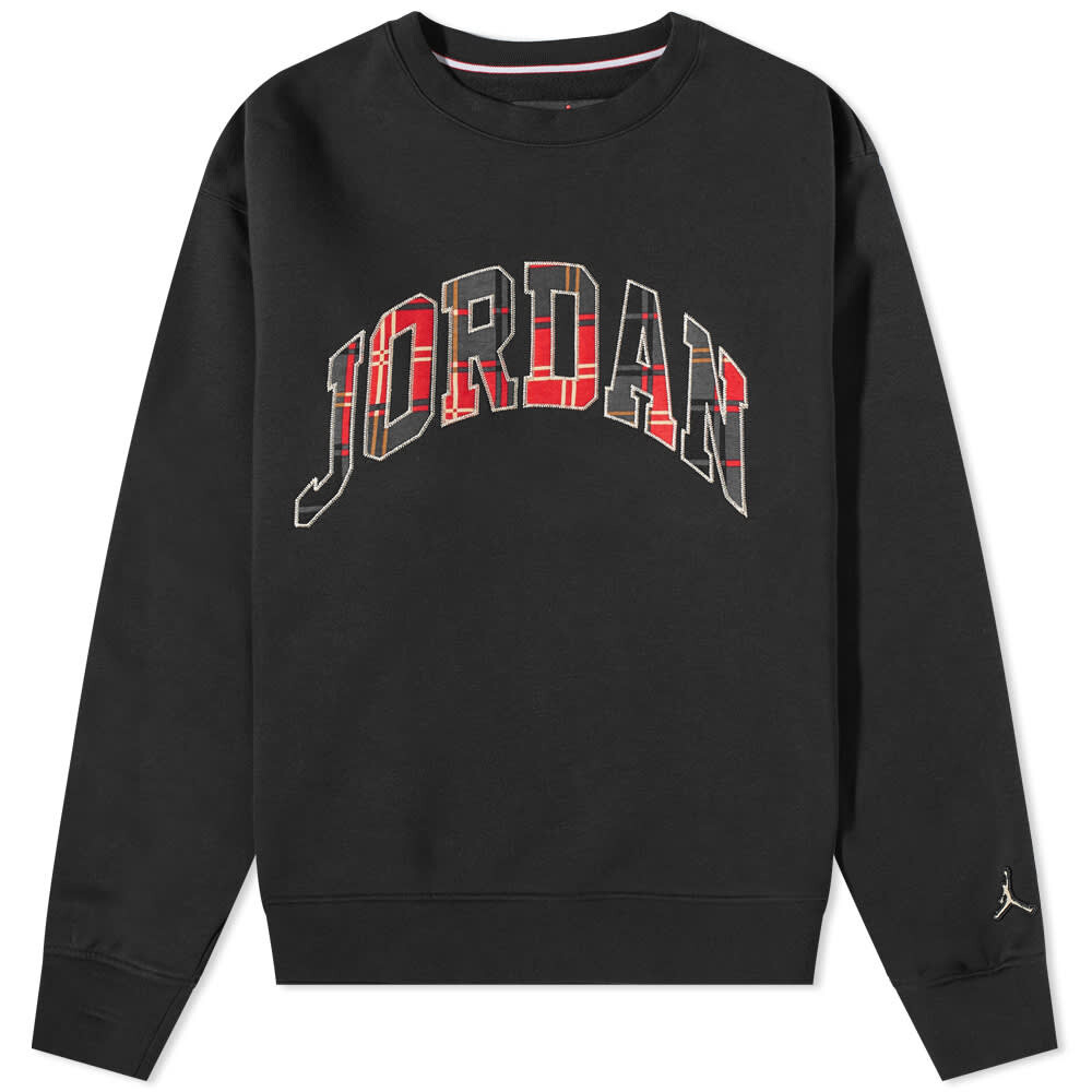 

Толстовка Air Jordan Check Logo Crew Sweat, Черный