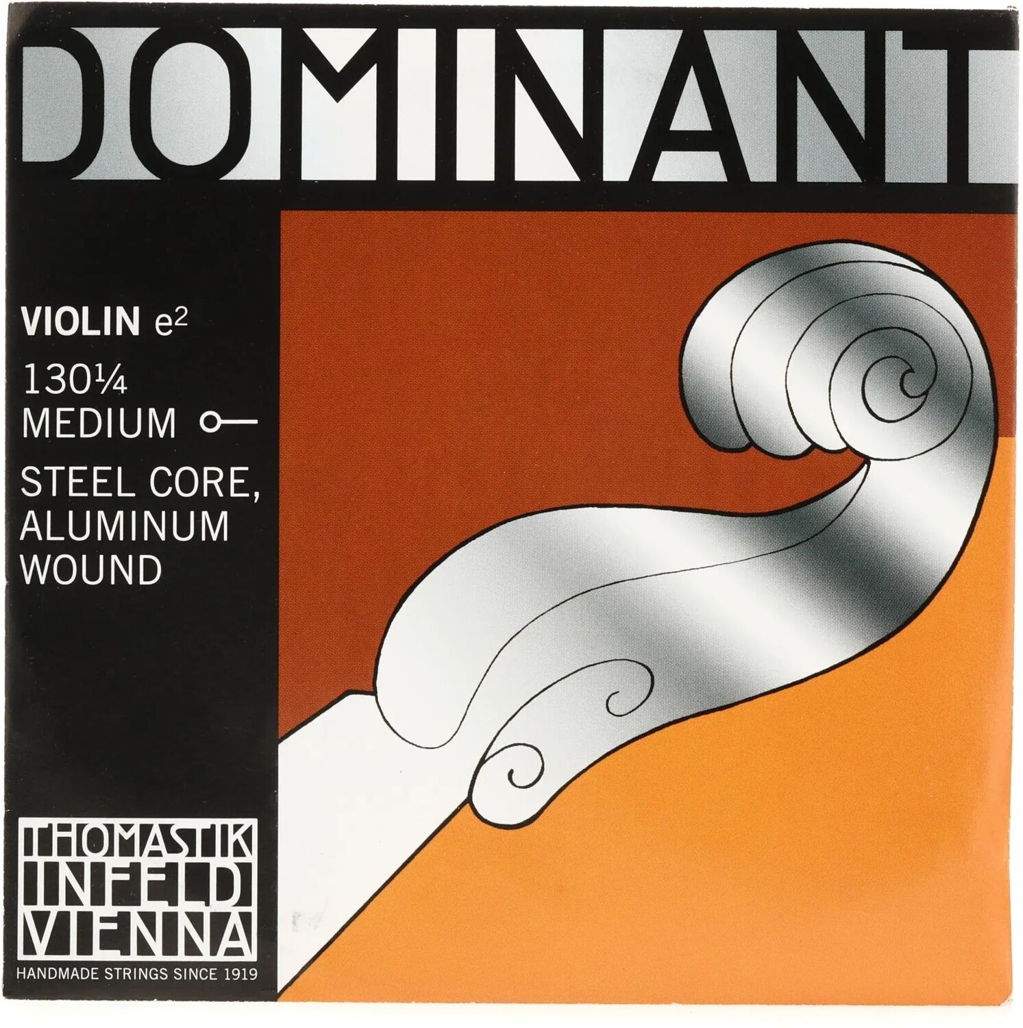 

Thomastik-Infeld 130 Dominant Violin E Струна с алюминиевой обмоткой размера 1/4 и шаровым наконечником