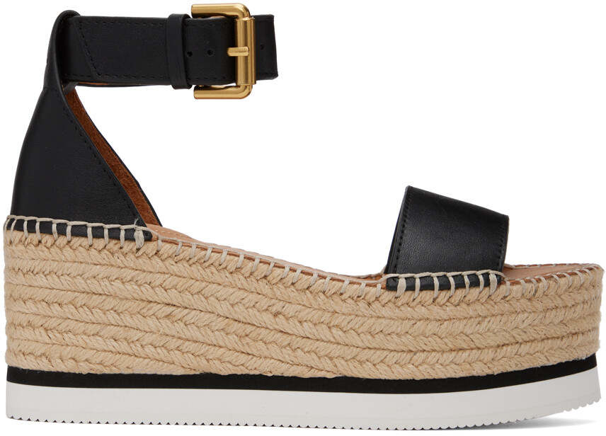 

Черные сандалии Glyn Espadrille See by Chloé