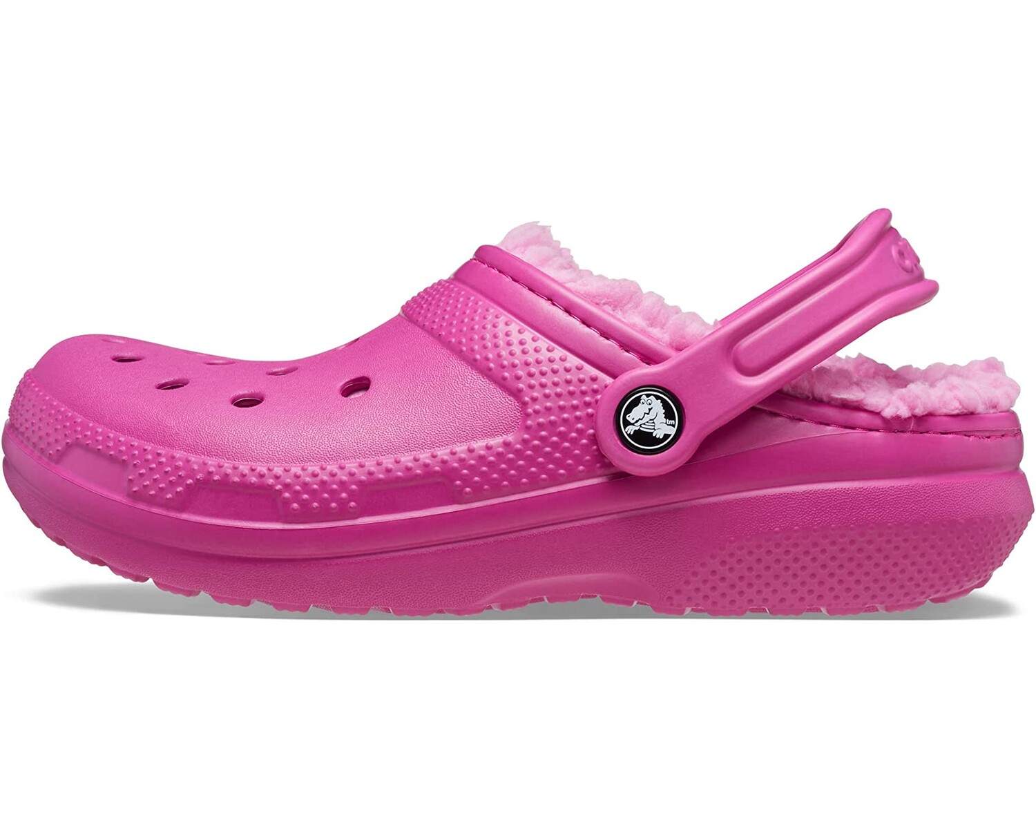 

Сабо Classic Lined Clog Crocs, фуксия веселье