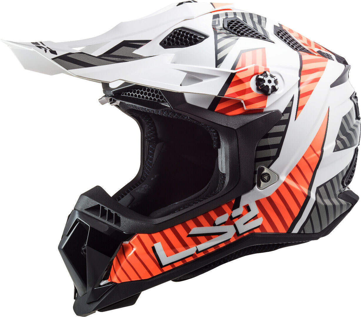 

Шлем LS2 MX700 Subverter Evo Astro для мотокросса, бело-оранжевый