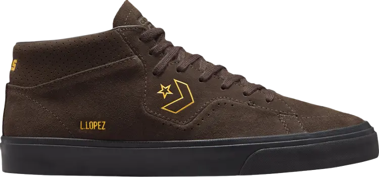 

Кеды Converse Louie Lopez Pro Mid Velvet Brown, коричневый
