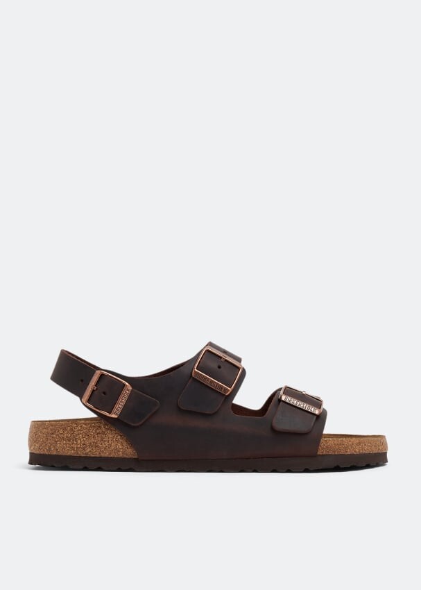 

Сандалии BIRKENSTOCK Milano sandals, коричневый
