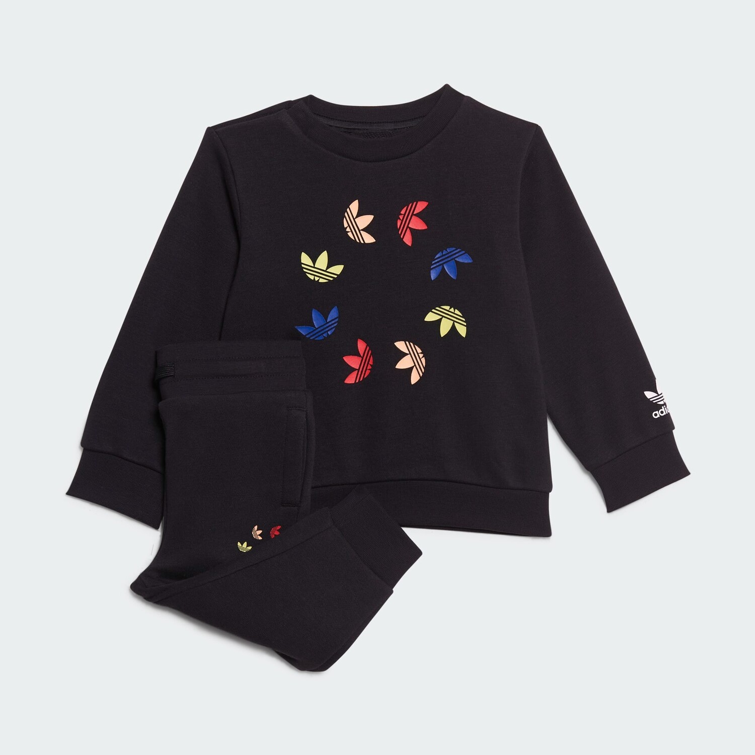 

Детский комплект Adidas Adicolor Crew, 2 предмета, черный