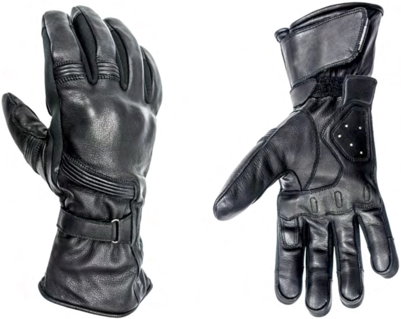 Перчатки водонепроницаемые Helstons Titanium мотоциклетные, черный фотографии
