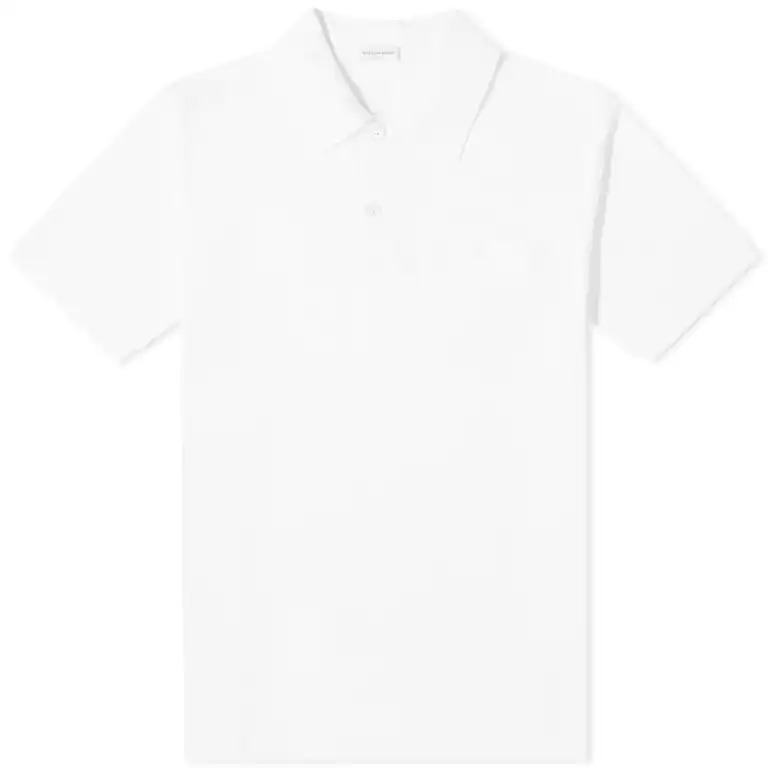 Рубашка поло Dries Van Noten Helder, белый пурпурная рубашка поло с раздвинутым воротником dries van noten