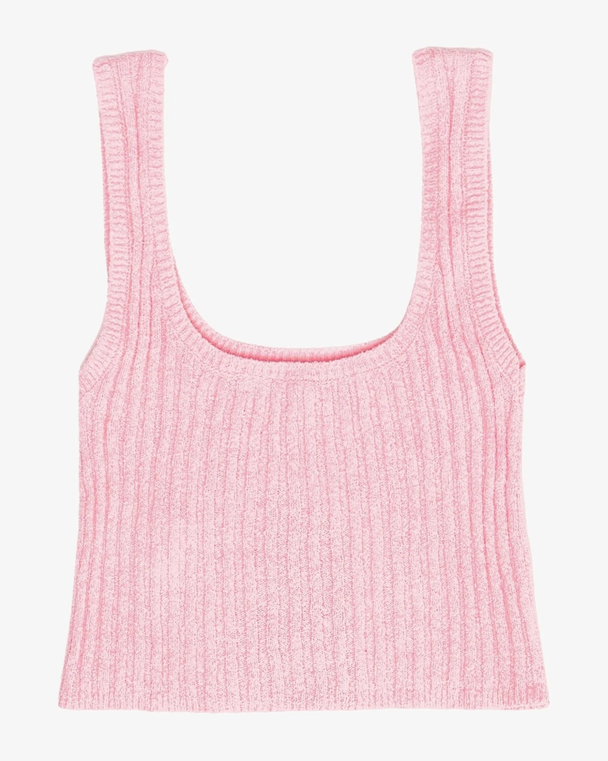 

Топ Bimba Y Lola Ribbed Fitted, светло-розовый