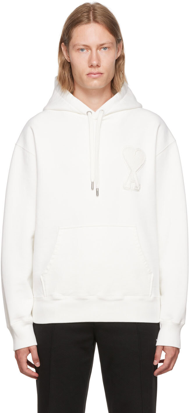 

Белая худи SSENSE Exclusive AMI Alexandre Mattiussi, Белый, Белая худи SSENSE Exclusive AMI Alexandre Mattiussi