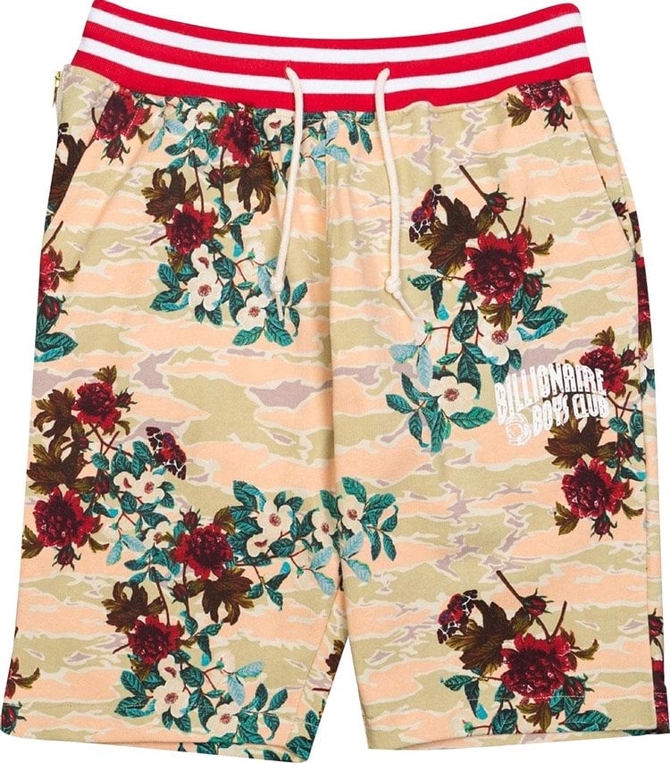 Шорты Billionaire Boys Club Hidden Floral Shorts 'White/Eggnog', белый - фото