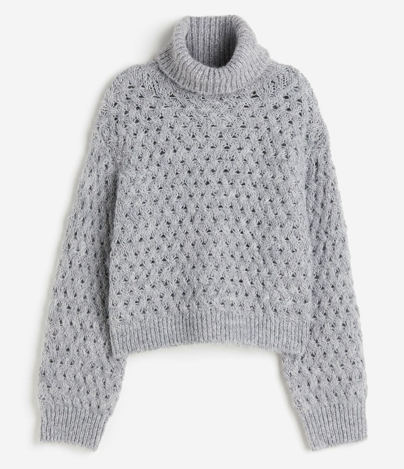 

Свитер H&M Turtleneck, светло-серый