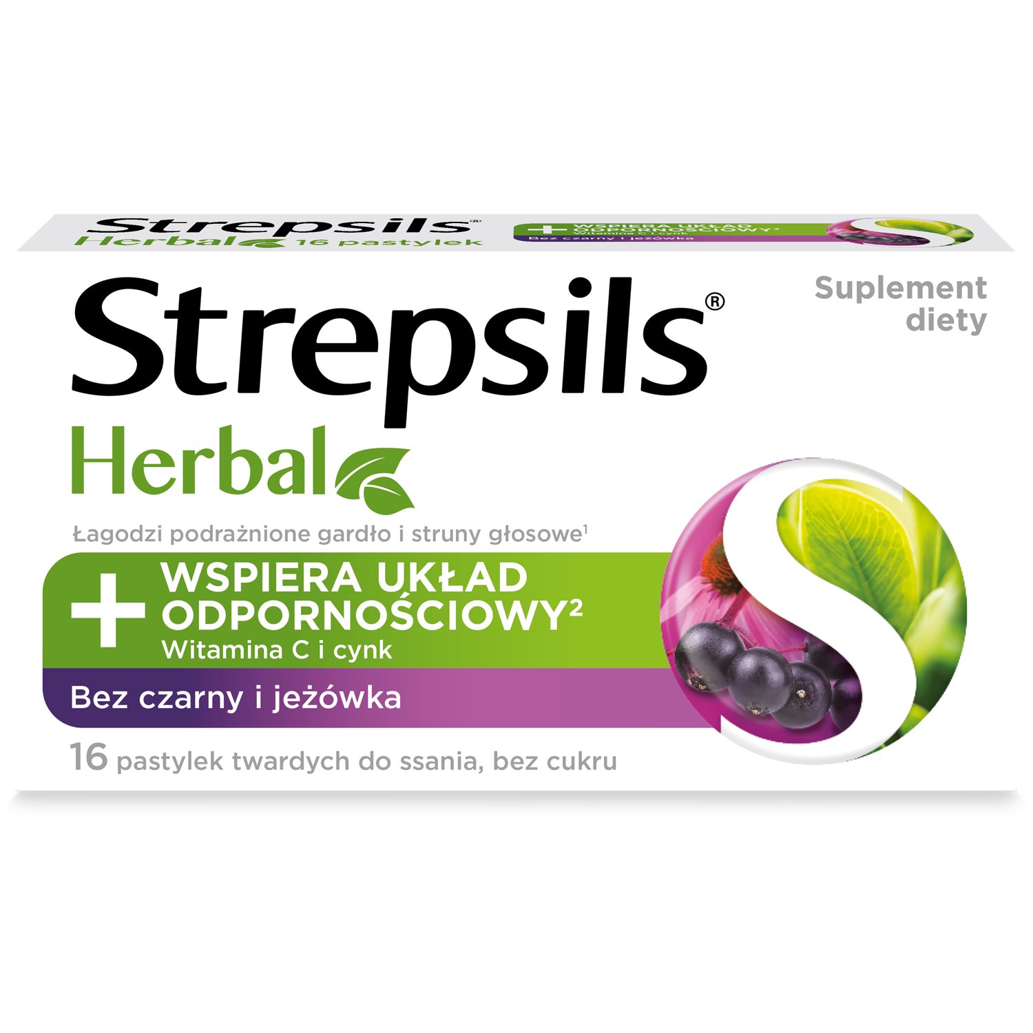 Заказать Strepsils Herbal леденцы от горла, 16 таб./1 уп. – цены, описание  и характеристики в «CDEK.Shopping»