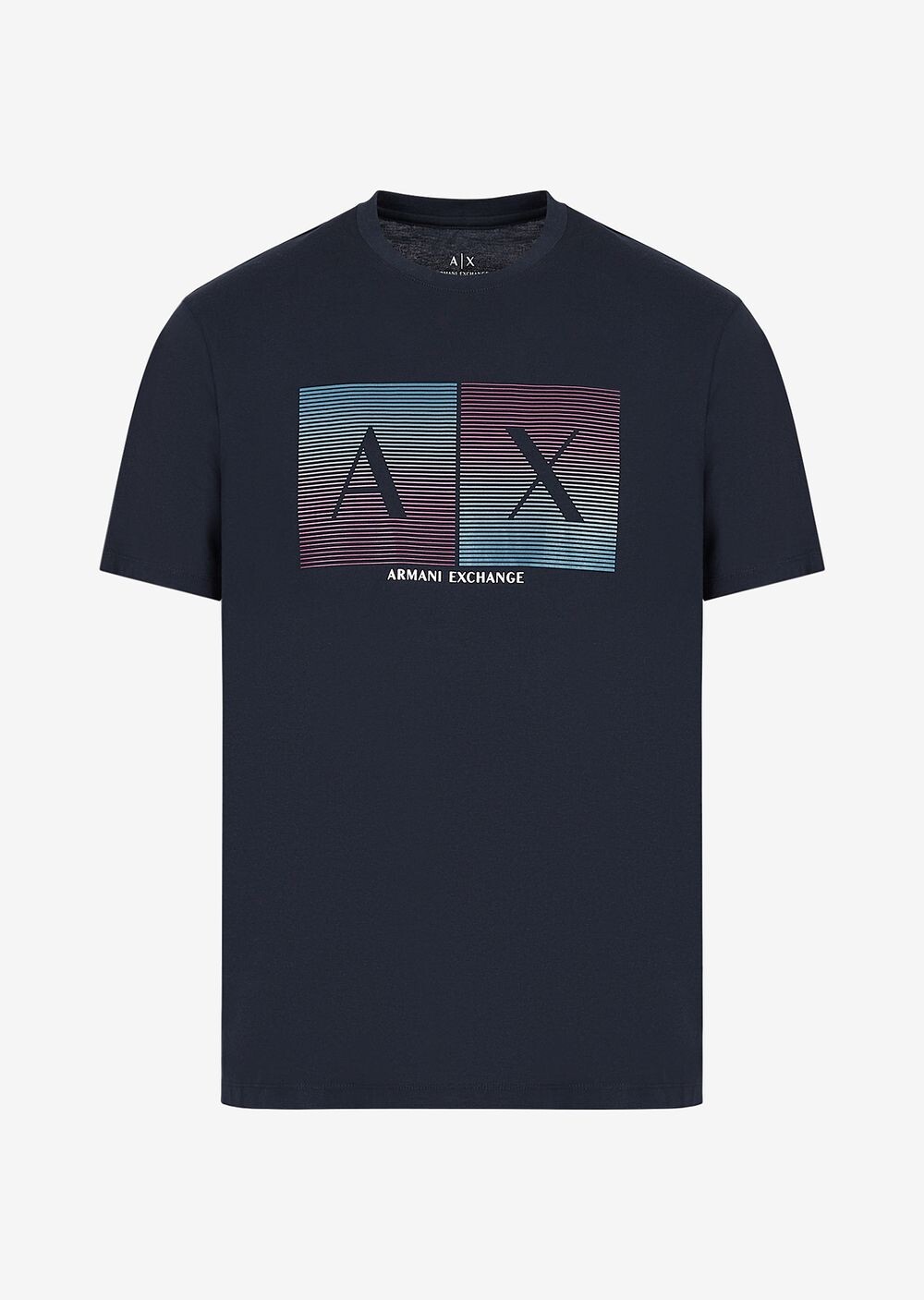 

Футболка стандартного кроя Armani Exchange, синий