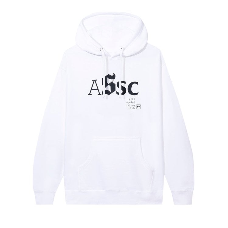 Худи Anti Social Social Club x Fragment Type A Hoodie 'White', белый - фото