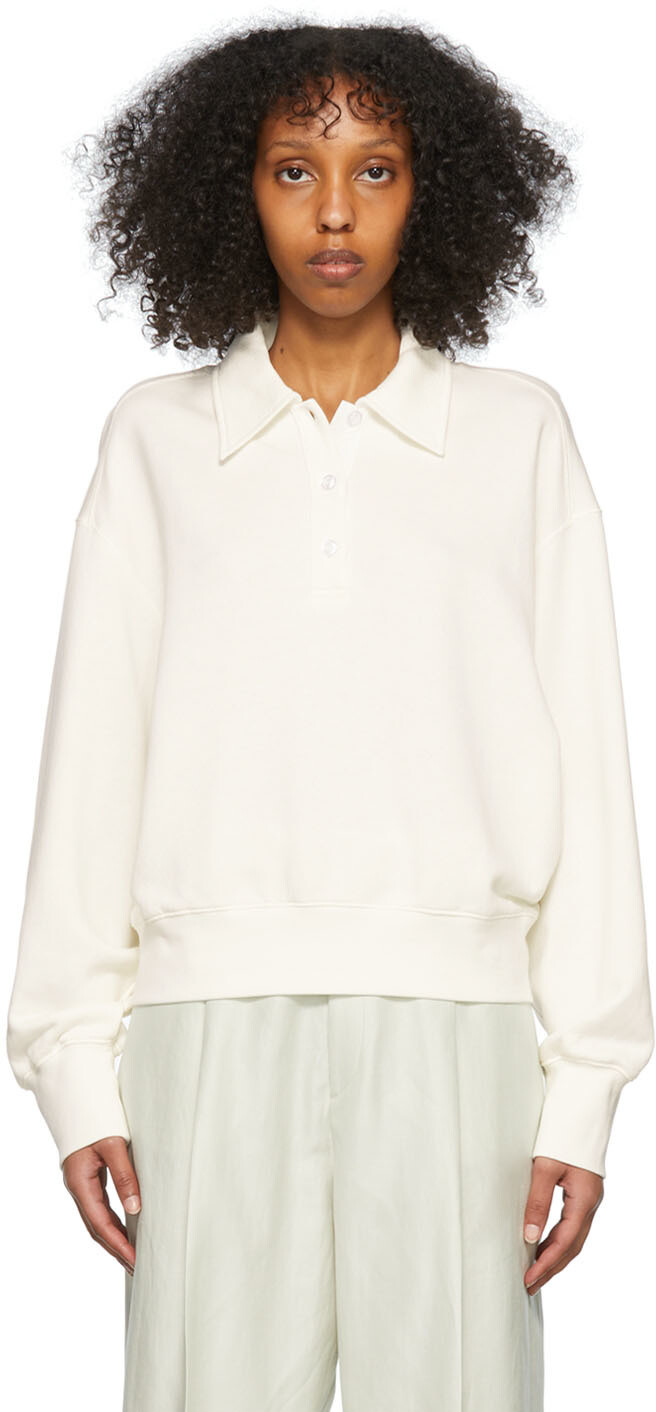 

Поло Off-White из органического хлопка Filippa K