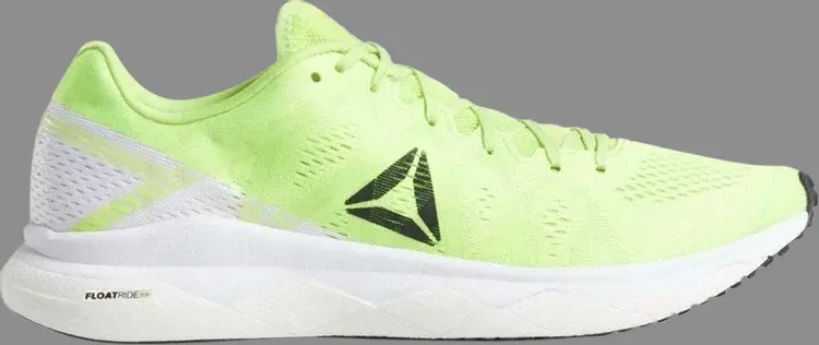 

Кроссовки floatride run fast 'neon lime' Reebok, зеленый