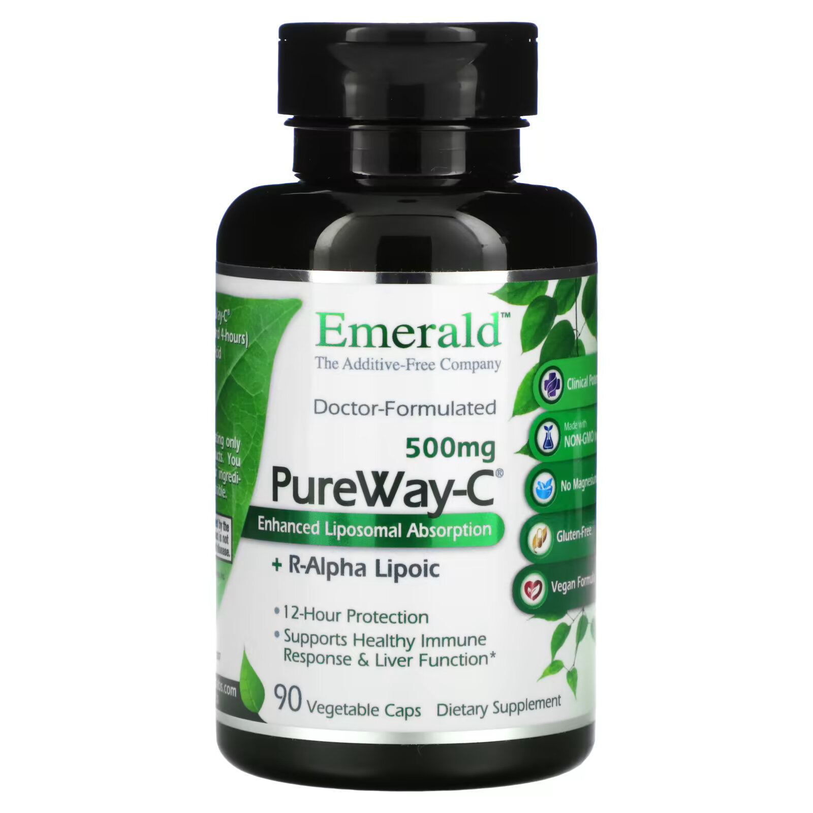 Emerald Laboratories, PureWay-C + R-альфа липоевая кислота, 250 мг, 90 вегетарианских капсул emerald laboratories pureway c r альфа липоевая кислота 250 мг 90 вегетарианских капсул