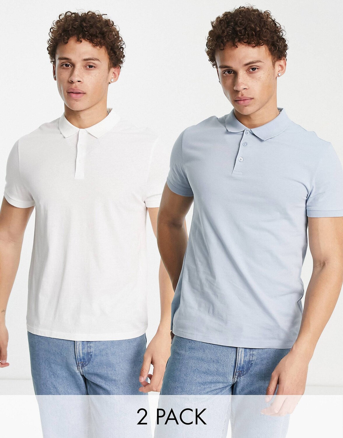 

Разноцветная футболка-поло ASOS DESIGN 2