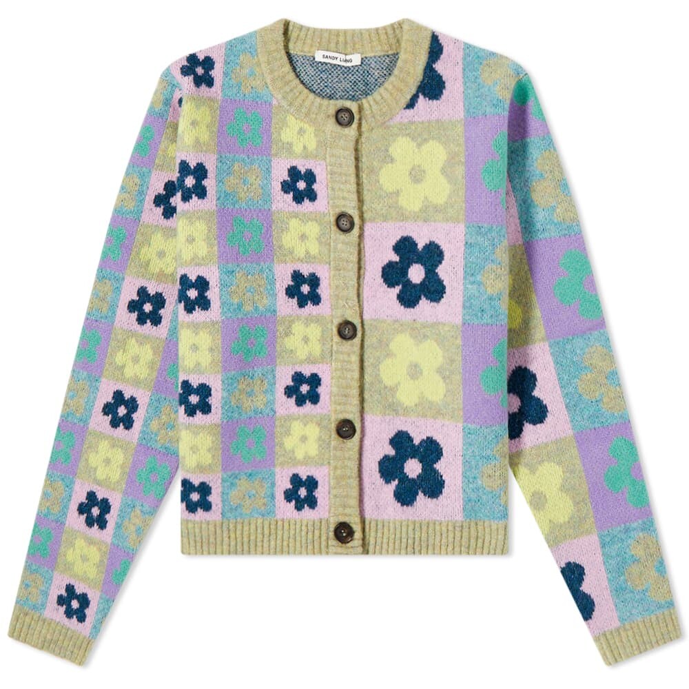 

Джемпер Sandy Liang Nany Daisy Cardigan, Серый