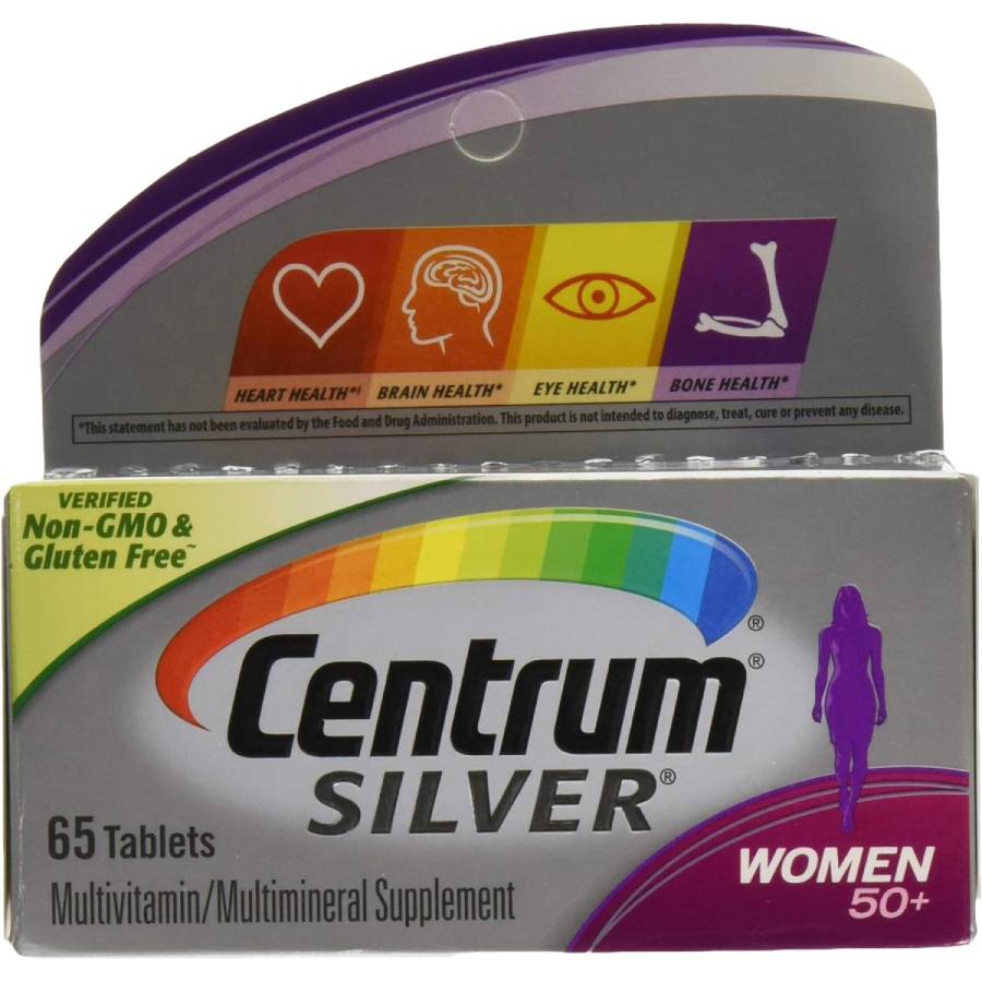 Мультивитамины Centrum Silver Women's Multivitamin Supplement, 2 упаковки по 65 таблеток мультивитамины centrum silver для взрослых от 50 лет 220 таблеток