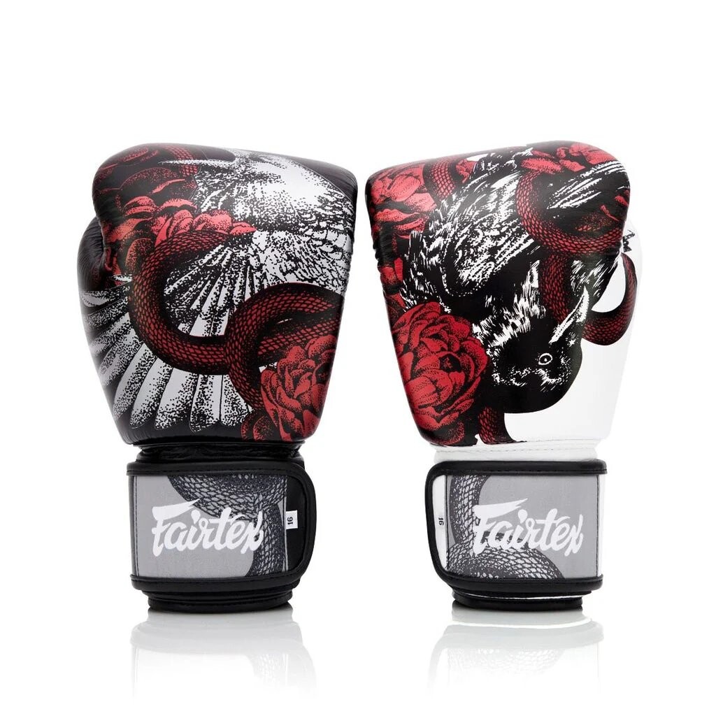 

Боксерские перчатки Fairtex The Beauty of Survival - Limited Edition, 12 oz., с нейлоновой сумкой