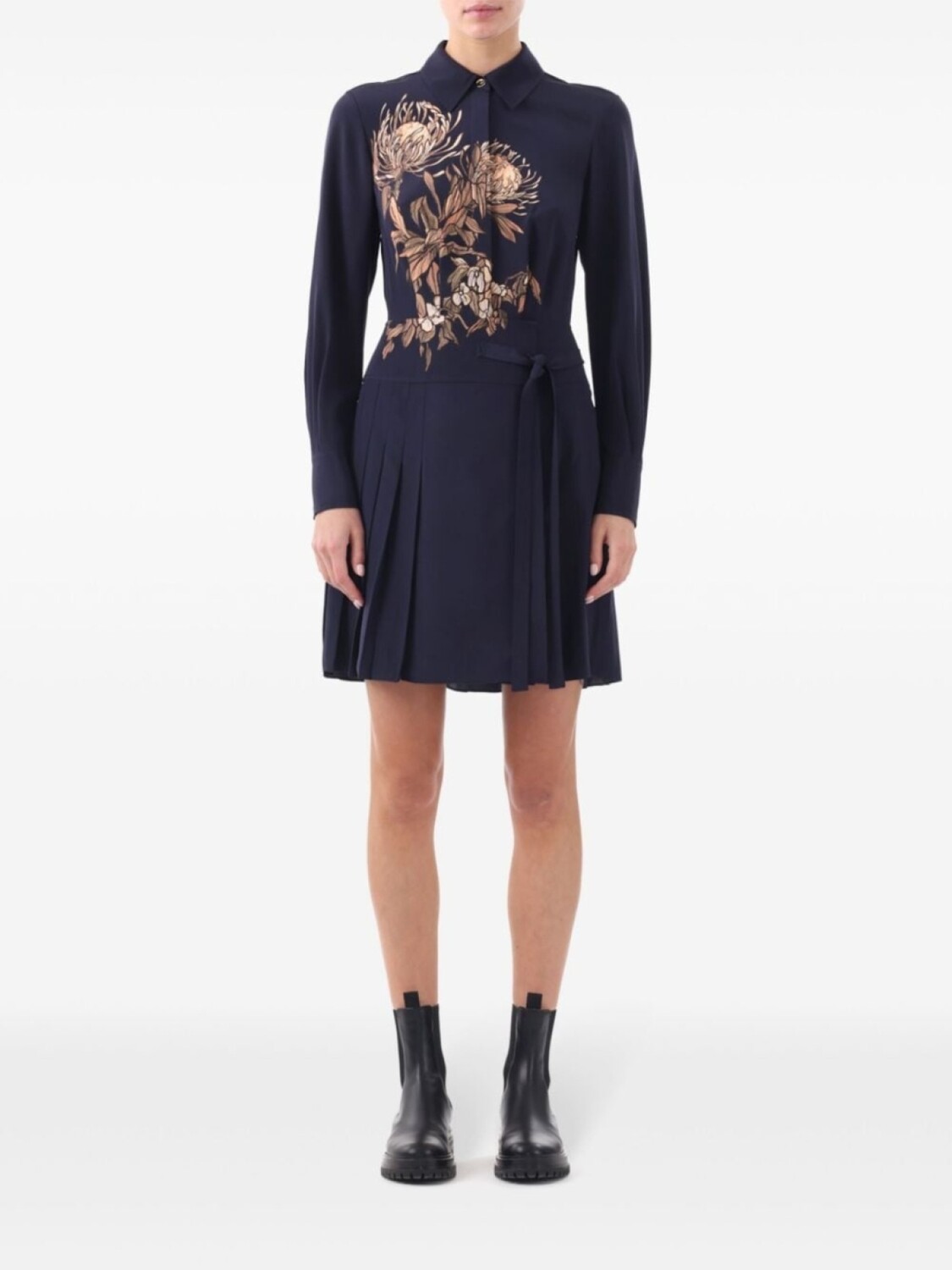

Jason Wu Collection плиссированное мини-платье, синий