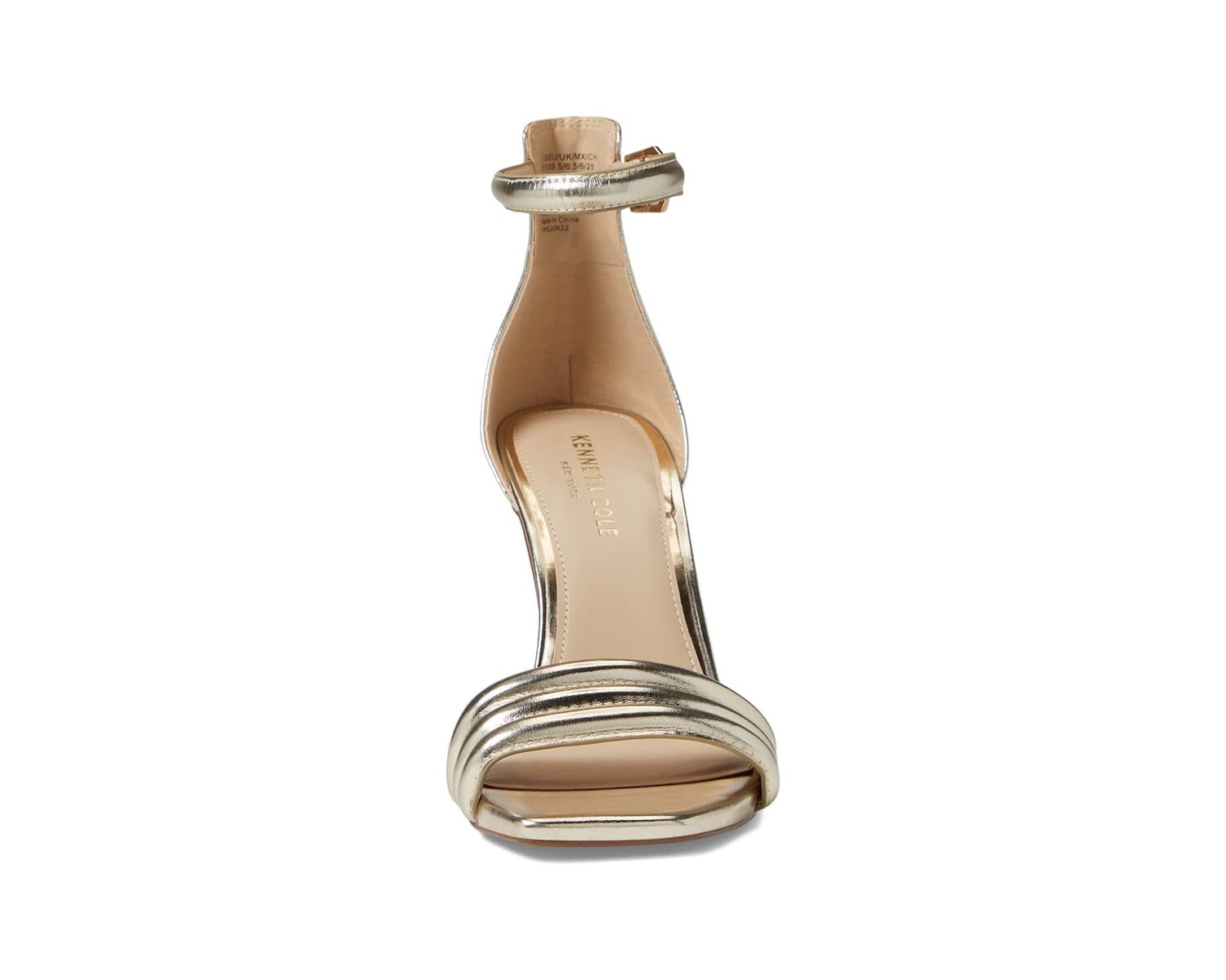 

Туфли на каблуках Hart Sandal Kenneth Cole New York, светло-золотой