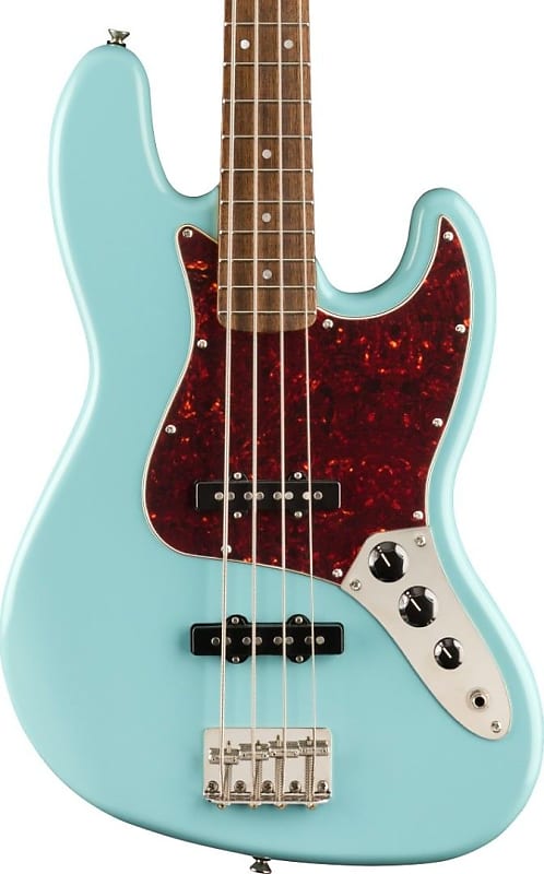 цена Squier от Fender Classic Vibe 60s Bass Daphne Blue 037-4530-504