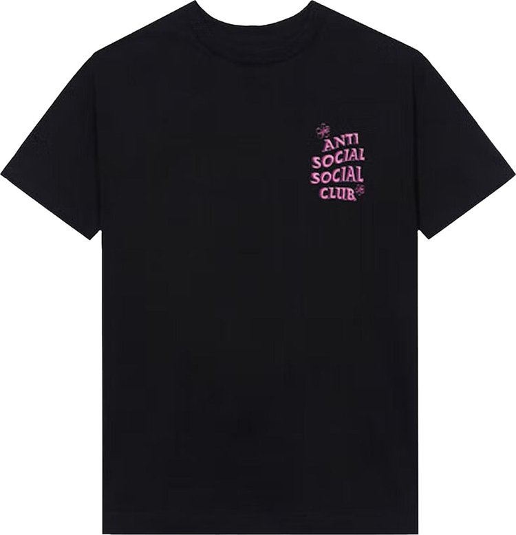 Футболка Anti Social Social Club Coral Crush T-Shirt 'Black', черный - фото