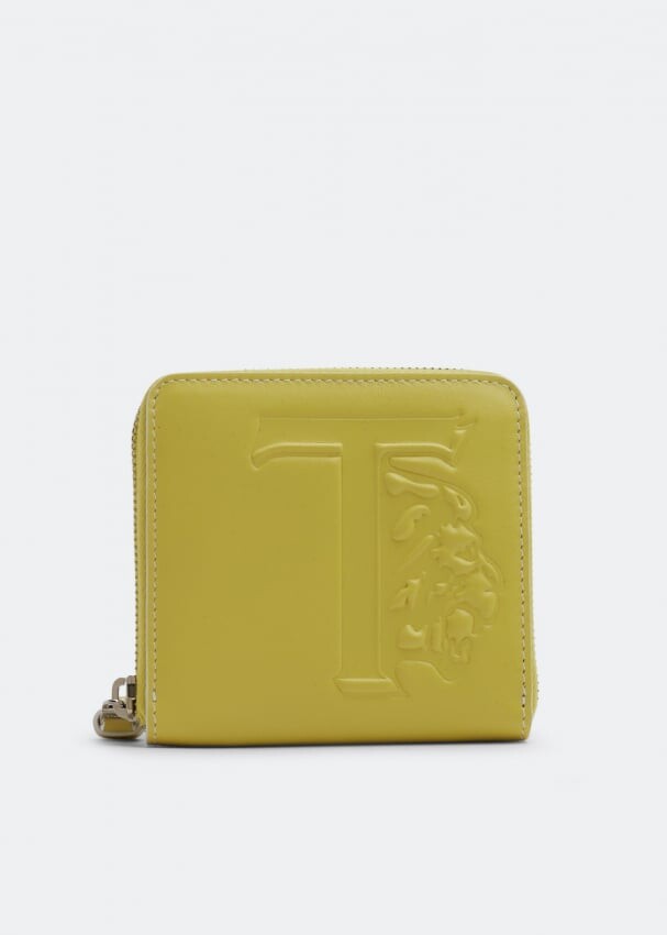 

Кошелек TOD'S Leather wallet, зеленый