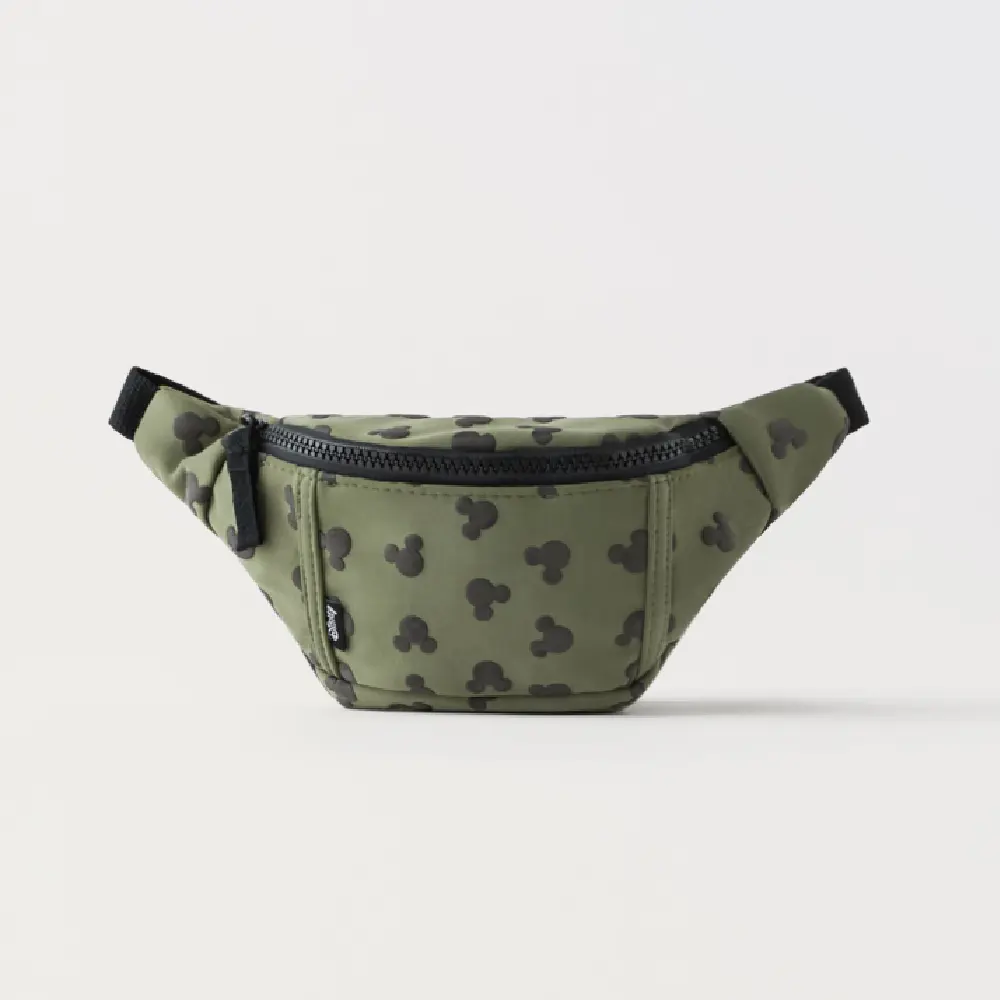 

Поясная сумка Zara Mickey Mouse Disney, серый